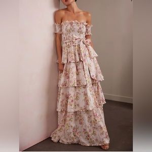 V Chapman Angelina Dress - Pink Rose